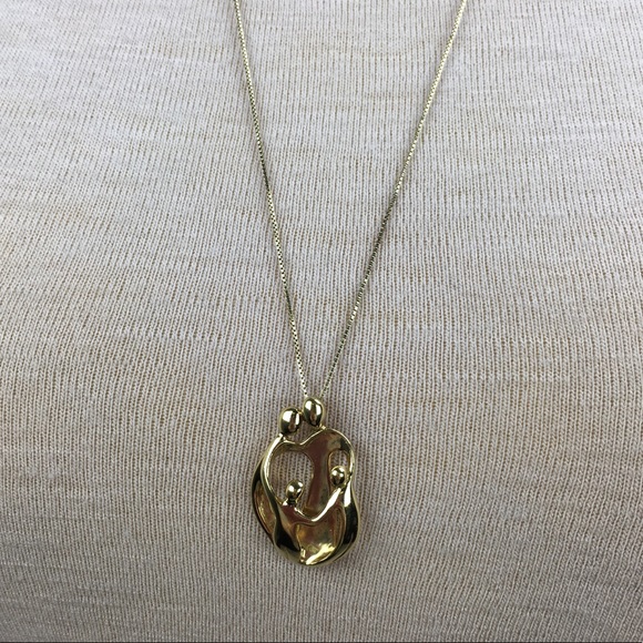 Vintage Carolyn Pollack Happy Family Necklace - Picture 5 of 7